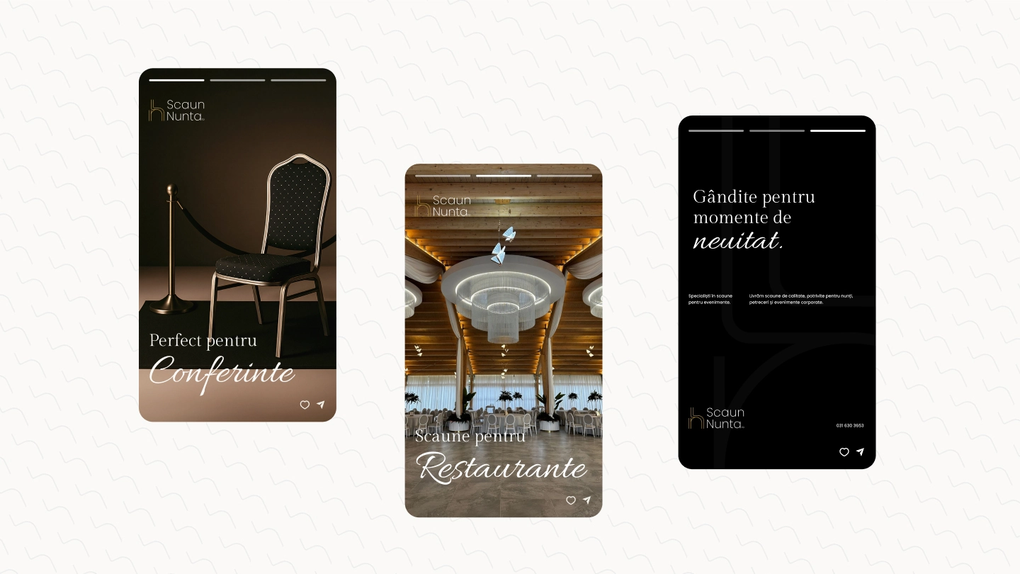 Scaun Nunta Social Posts