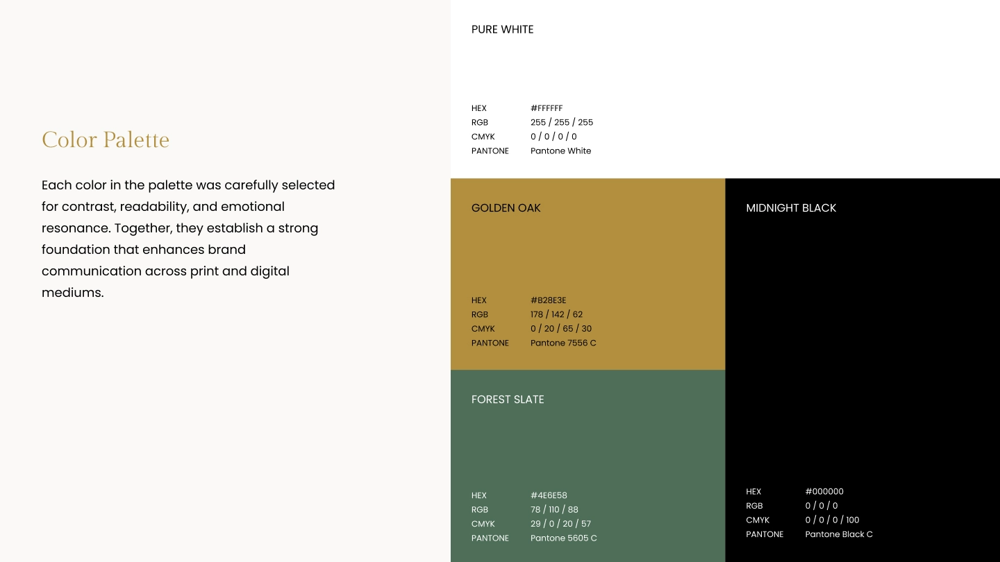 Scaun Nunta Color Palette