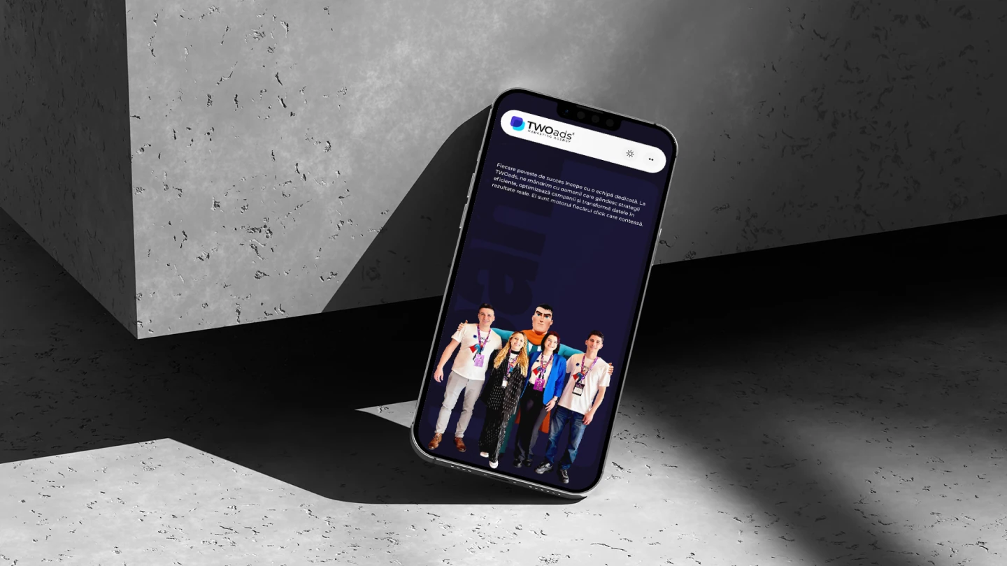 TWO ads Team Page Mobile